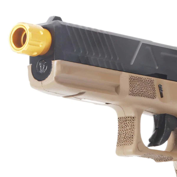 King Arms KA17 Custom with RMR Mount GBB Pistol - Tan and Black