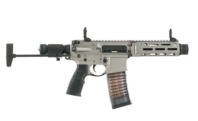 Cyma X EMG Daniel Defense DDM4 PDW GBBR - Grey From Cyma