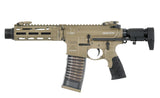 Cyma X EMG Daniel Defense DDM4 PDW GBBR - Tan From Cyma