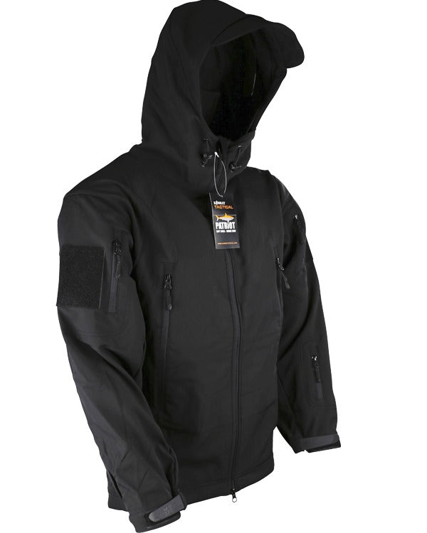 Kombat Patriot Soft Shell Jacket With Hood - Socom Tactical Airsoft - -  Airsoft