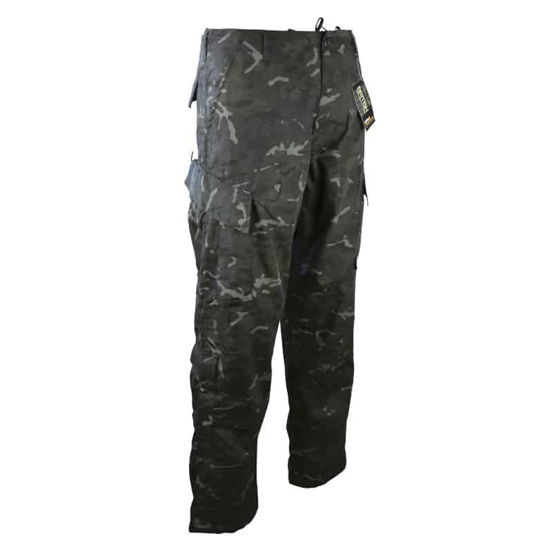 Kombat UK ACU Assault Trousers - BTP Black - Socom Tactical Airsoft - - Kombat UK Airsoft