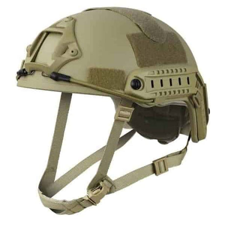 Kombat UK Adjustable Fast Helmet-Kombat UK-Tan-Socom Tactical Airsoft