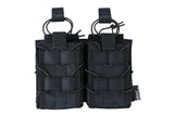 Kombat UK Delta Multi-Calibre Magazine Pouch - Double-Kombat UK-Black-Socom Tactical Airsoft