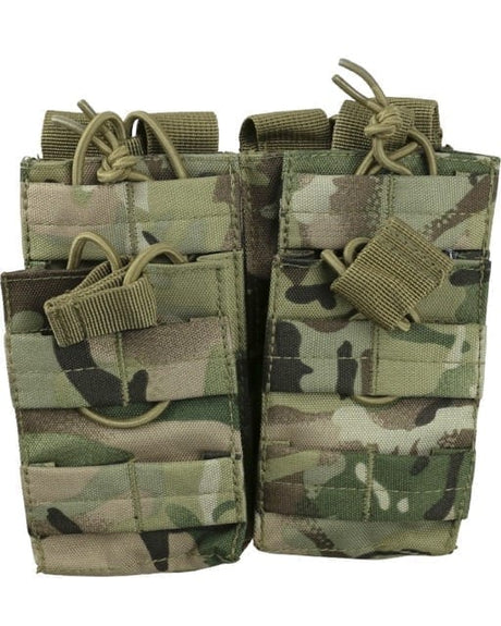 Kombat UK Double Duo Molle Magazine Pouch - Socom Tactical Airsoft Fleet - -  Airsoft