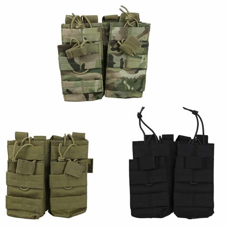 Kombat UK Double Duo Molle Magazine Pouch - Socom Tactical Airsoft Fleet - - Kombat UK Airsoft