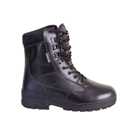 Kombat UK Leather Patrol Boot 8" - Black-Kombat UK-Size 3-Socom Tactical Airsoft