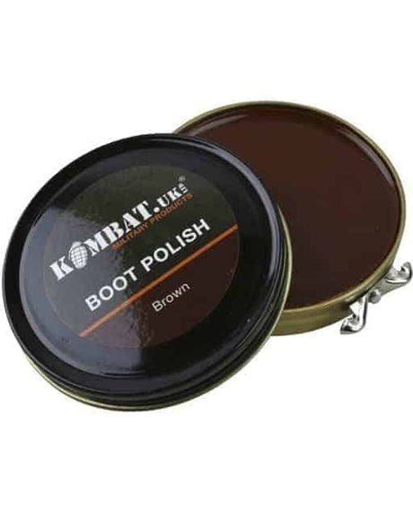 Kombat UK Boot polish (Brown) - Socom Tactical Airsoft Fleet - - Kombat UK Airsoft