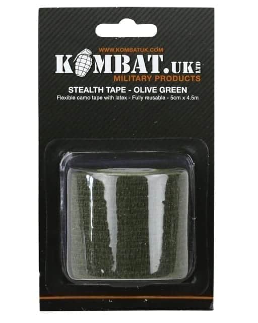 Kombat UK Stealth Tape - Olive Green - Socom Tactical Airsoft - - Kombat UK Airsoft