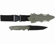 Kombat UK Tanto Knife With Sheath - Coyote - Socom Tactical Airsoft - - Kombat UK Airsoft