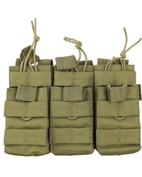 Kombat UK Triple Duo Molle Magazine Pouch - Socom Tactical Airsoft Fleet - -  Airsoft