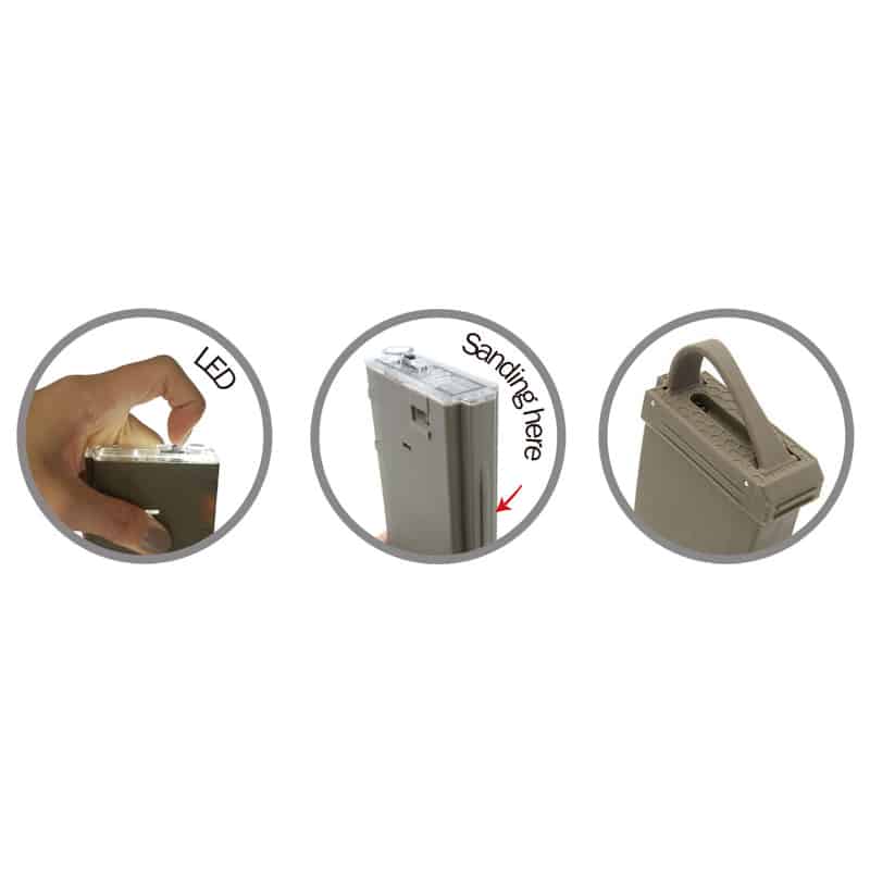 Modify Bhive 150 Round M4 Mid Cap Magazine (Tan) Box of 5-Modify-Socom Tactical Airsoft