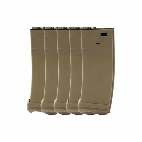 Modify 190 Round XTC M4 Mid Cap Magazine (Tan) Box Of 5 - Socom Tactical Airsoft Fleet - - Modify Airsoft