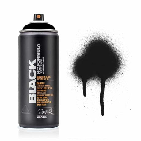 Montana Cans Spray Paint - Black (400ml) - Socom Tactical Airsoft - - Montana Cans Airsoft