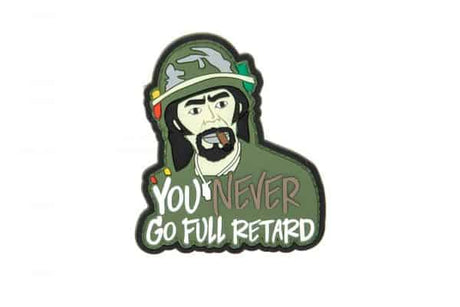 TPB Never Go Full Retard PVC Patch - Socom Tactical Airsoft - - The Patch Board Airsoft