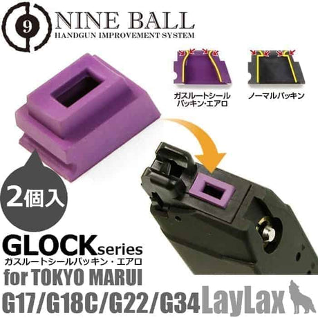 Nine Ball TM Glock high flow gas routers 2 pack From Nine Ball