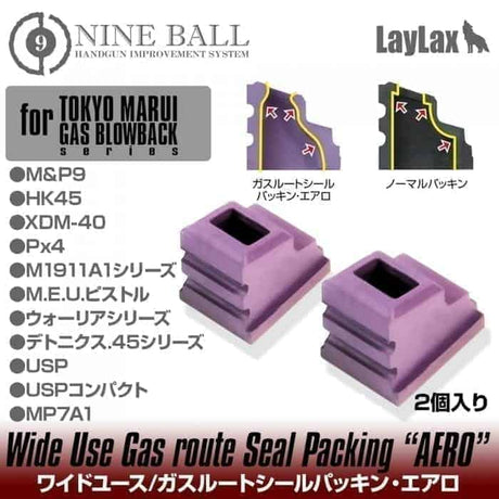 Nine Ball TM MP7,USP,XDM high flow gas routers From Nine Ball