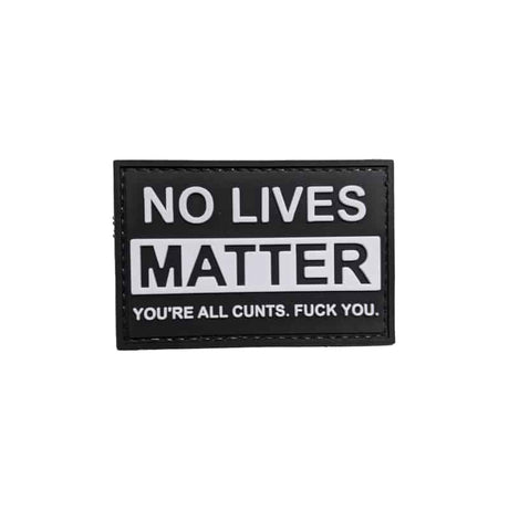 TPB No Lives Matter Patch - Socom Tactical Airsoft - - The Patch Board Airsoft