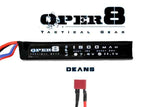 Oper8 11.1v 1500MAH LiPo Stick Battery - Socom Tactical Airsoft - -  Airsoft