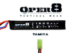 Oper8 11.1v 1500MAH LiPo Stick Battery - Socom Tactical Airsoft - -  Airsoft