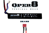 Oper8 7.4v Lipo Stick 1500MAH - Socom Tactical Airsoft Fleet - -  Airsoft