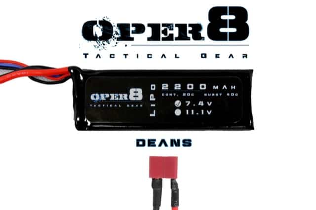 Oper8 7.4v Lipo Block 2200MAH Battery-Oper8 Power-Deans-Socom Tactical Airsoft