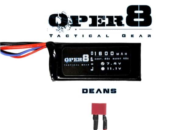 Oper8 7.4v Lipo Block Mini 1600MAH Battery Deans From Oper8 Power