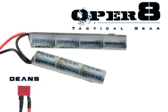 Oper8 8.4v 1600MAH Crane Stock Battery - Socom Tactical Airsoft - -  Airsoft