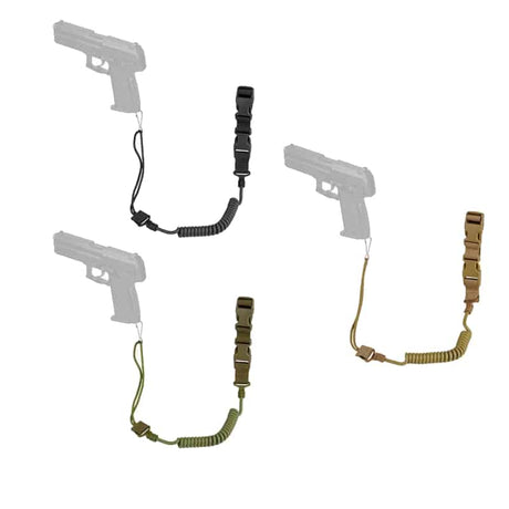 Oper8 Heavy Duty Pistol Lanyard-Oper8-Black-Socom Tactical Airsoft