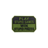 TPB Play Stupid Games, Win Stupid Prizes Patch - Socom Tactical Airsoft - -  Airsoft