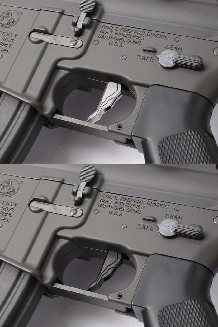 Prometheus Sigma Trigger for next gen recoil - Silver - Socom Tactical Airsoft Fleet - - Prometheus Airsoft