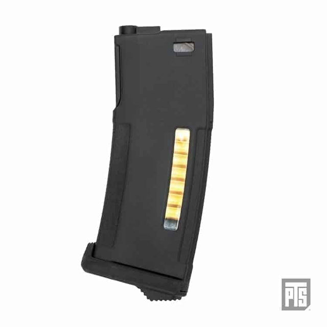 PTS Enhanced Polymer Magazine (EPM AEG) Gen 2 - Black - Socom Tactical Airsoft Fleet - - PTS Syndicate Airsoft