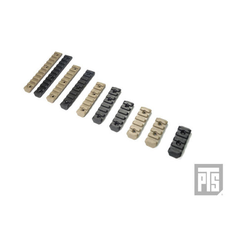 PTS Enhanced 7 slot Rail Section (Keymod) (Dark Earth) - Socom Tactical Airsoft Fleet - - PTS Syndicate Airsoft