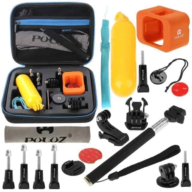 PULUZ 18 in 1 Accessories Combo Kit with EVA Case - Socom Tactical Airsoft Fleet - - puluz Airsoft