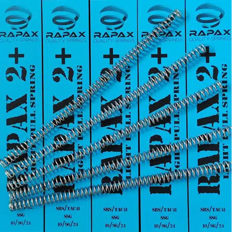 Rapax 2+ Joule Spring for SRS/Tac41/SSG10,24,96 - Socom Tactical Airsoft Fleet - - Socom Tactical Airsoft Fleet Airsoft