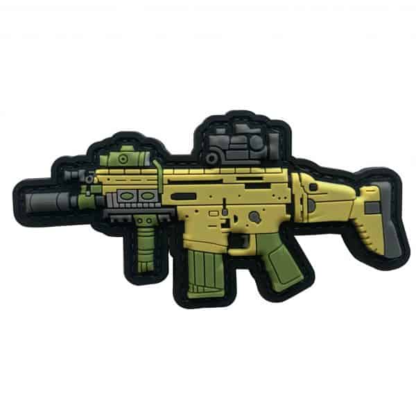 TPB Scar H Gun PVC Patch - Socom Tactical Airsoft - - The Patch Board Airsoft