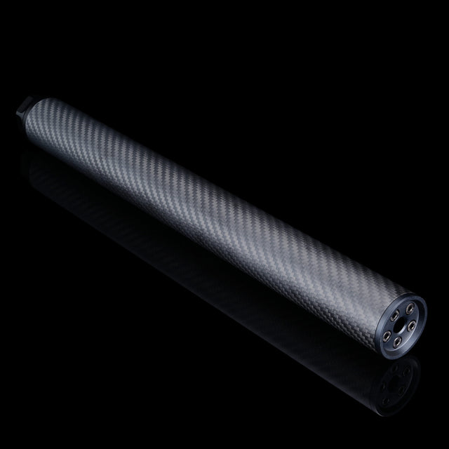 Silverback Carbon dummy suppressor, XXL, 14mm CCW - Socom Tactical Airsoft - - Silverback Airsoft Airsoft