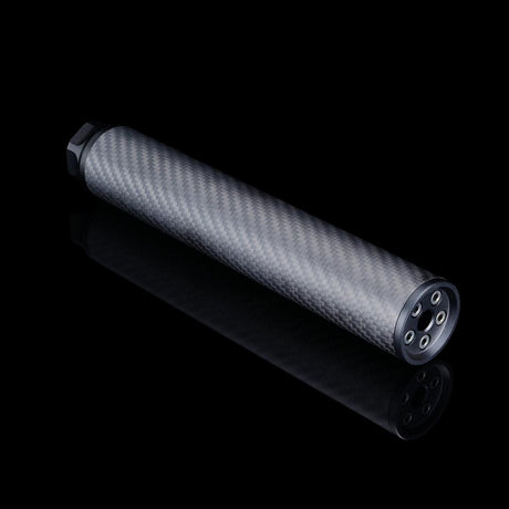 Silverback Carbon dummy suppressor, Long, 14mm CCW From Silverback Airsoft