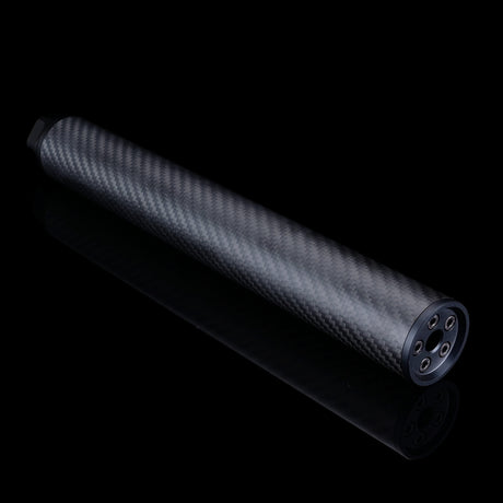 Silverback Carbon dummy suppressor, XL, 24mm CW - Socom Tactical Airsoft Fleet - - Silverback Airsoft Airsoft