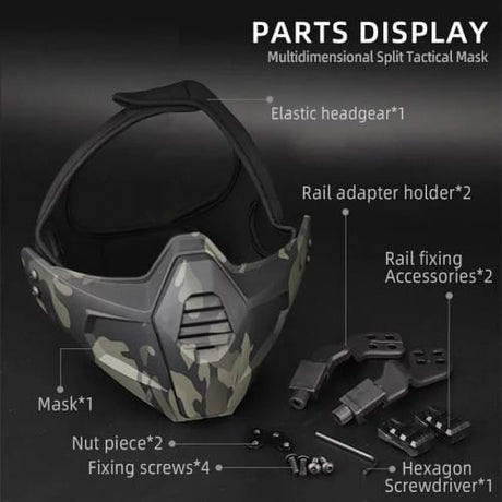 WoSport Multi-Fit Lower Face Mask - Socom Tactical Airsoft Fleet - -  Airsoft