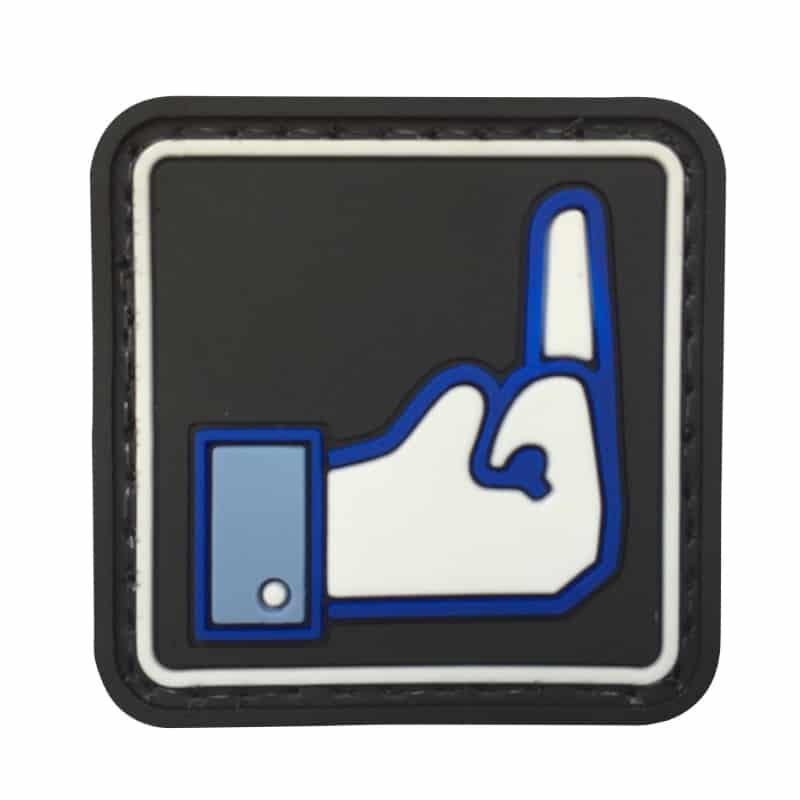 TPB Square Dislike Button Patch - Socom Tactical Airsoft - - The Patch Board Airsoft