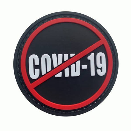 TPB Stop Covid 19 PVC Patch - Socom Tactical Airsoft - - The Patch Board Airsoft