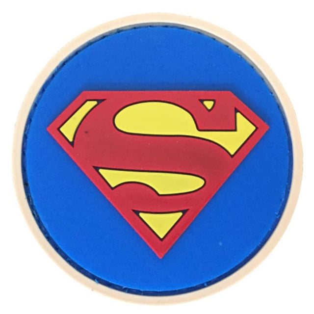 TPB Superman Logo Round Patch - Socom Tactical Airsoft - - The Patch Board Airsoft