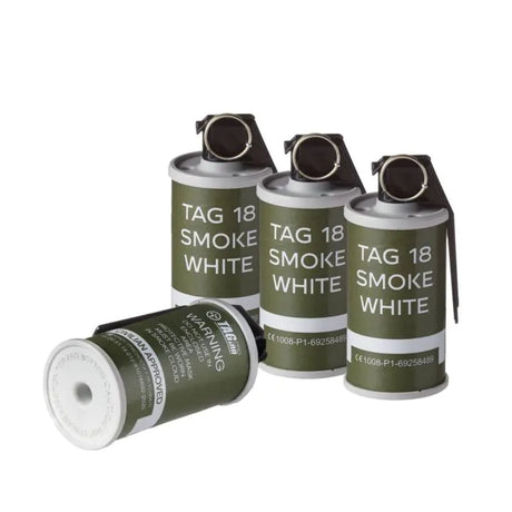 Tag Innovations TAG-18 Smoke Grenade (6 Pack) - Socom Tactical Airsoft Fleet - - Tag Innovations Airsoft