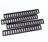 Tak Tak Ladder 17 Slots Rail Protector (Various Colours)-Tak Tak-Black-Socom Tactical Airsoft