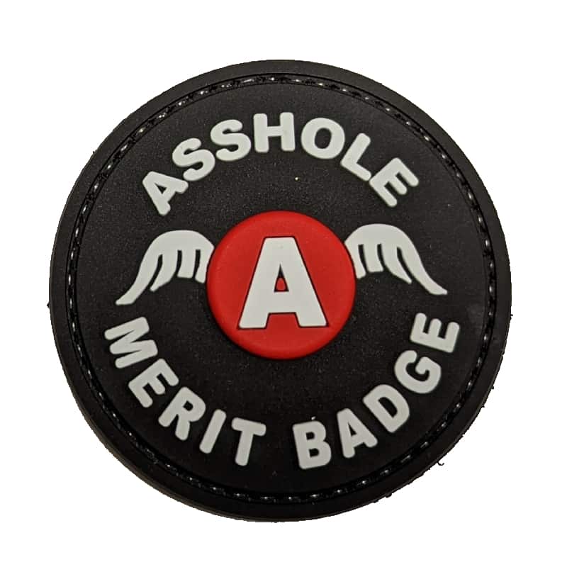 TPB Asshole Merit Badge Patch