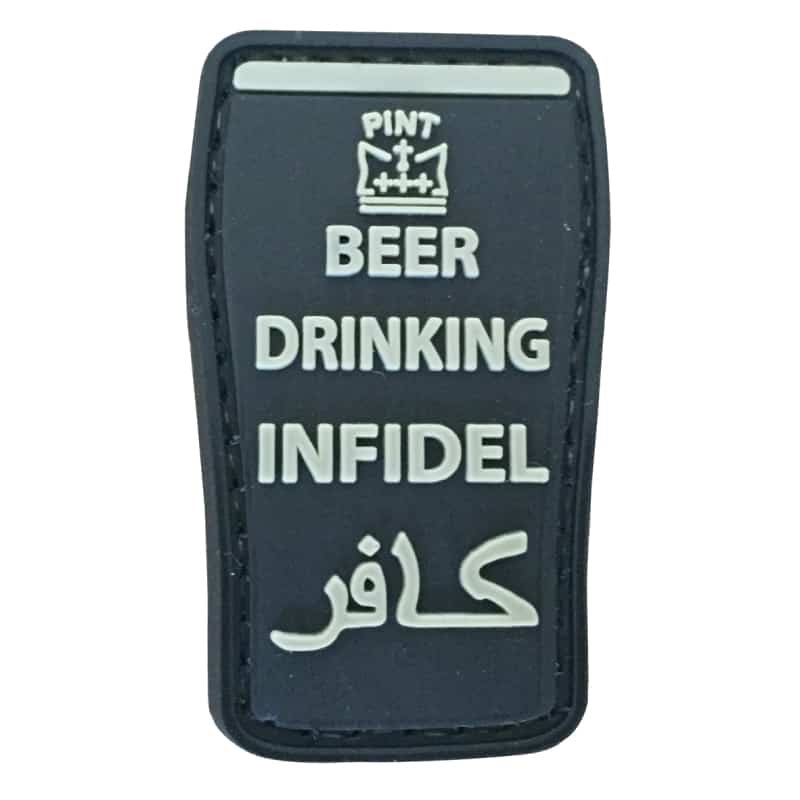 TPB Beer Drinking Infidel Patch Black From The Patch Board