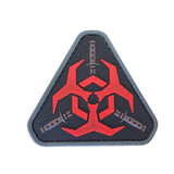 TPB Biohazard Triangle Patch-The Patch Board-Red-Socom Tactical Airsoft