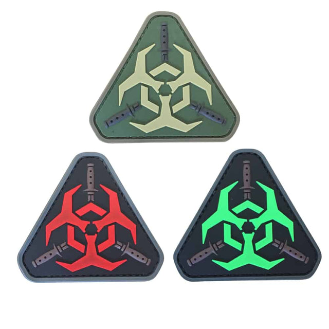 TPB Biohazard Triangle Patch-The Patch Board-Green-Socom Tactical Airsoft