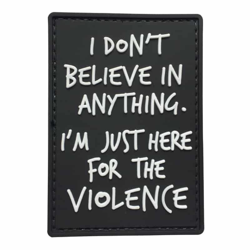 TPB I Don't Believe In Anything Patch - Socom Tactical Airsoft - - The Patch Board Airsoft