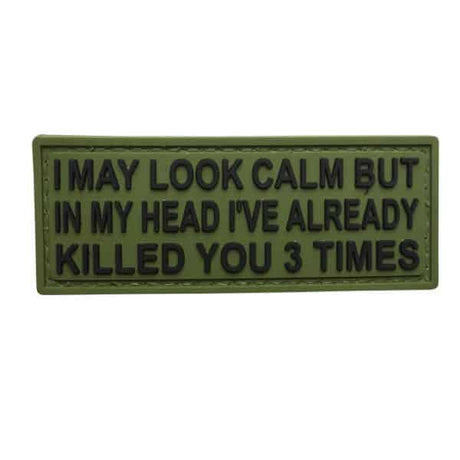 TPB I May Look Calm PVC Patch